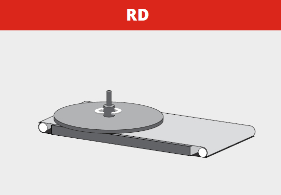 RD: зачистной агрегат - вращающийся диск